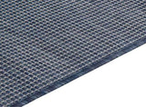 Outdoor Flatweave Rug 200x280 cm Blue 340798