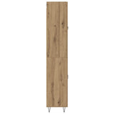 Highboard 2 pcs Artisan Oak Engineered Wood and Glass 3415885