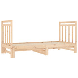 ZNTS Pull-out Day Bed without Mattress 2x cm 3124772