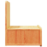 Bedside Table 2 pcs Wax Brown 44 x 32.5 x 40 cm Solid pine wood 873492