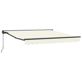 Awning Frame Cream 350 x 250 cm Polyester with PU coating 3330207