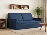 2 Seater Sofa Blue 130 x 81 x 82 cm Fabric 42041048