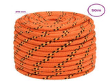 Multipurpose Utility Rope 16 mm 50 m Orange PP 1560 kg Max Load 3473301