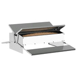 Chicken Treadle Feeder Silver 75 x 53 x 20.5 cm 874677
