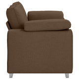 Sofa Brown 160 x 77 x 82 cm Fabric 4105221