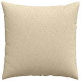 Sofa Pillows 2 pcs Cream 80 x 80 cm Fabric 42014047