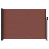 Retractable Side Awning Brown 140x600 cm 4004509