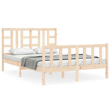 Bed Frame without Mattress 140x200 cm Solid Wood Pine 3191971