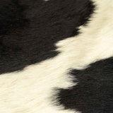 Real Cowhide Rug Black and White 180x220 cm 376702