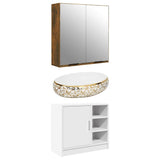 Sink Cabinet White 63x29x55 cm Engineered Wood 848129