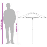 Garden Umbrella for Kids with Wooden Pole 120x140 cm 4008990