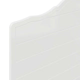 Headboard Gloss White Engineered wood 888038