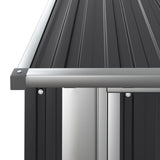 Garden Shed Anthracite 180.5x97x209.5 cm Galvanised Steel 150905