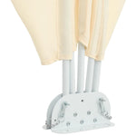 Collapsible Terrace Side Awning Cream 300x150 cm 44568