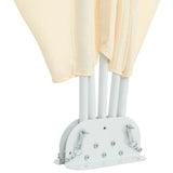 Collapsible Terrace Side Awning Cream 300x150 cm 44568