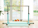 Height Adjustable Gymnastics Horizontal Bar for Kids, Children Junior Kip High Bar Fitness, Light T3398P349203
