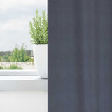 Blackout Curtains with Rings 2 pcs Anthracite 140 x 140 cm 4107338