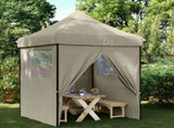 Party Tent Folding Taupe 200 x 200 x 306 cm Oxford Fabric 42023535
