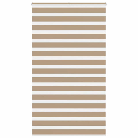 ZNTS Zebra Blind Sand Brown 135x200 cm Fabric Width 130.9 cm Polyester 4014580