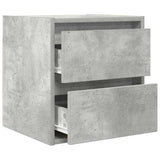 Wall-mounted Bedside Cabinets 2 pcs Concrete Grey 38x34x40 cm 861254