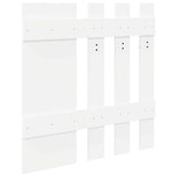 Wall-Mounted Coat Rack White 100 x 10 x 100 cm Engineered wood 874507
