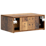 Wall-Mounted Bedside Cabinet 2 pcs Old Wood 49 x 34.5 x 20 cm 898462