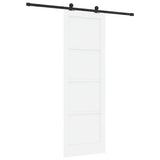 Sliding Door Set Manual White and black 78 x 232 cm 3333363