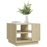Coffee Table Sonoma Oak 55x55x43 cm Engineered Wood 810292