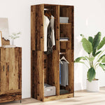 Wardrobe Old Wood 80x50x200 cm Engineered Wood 3307763