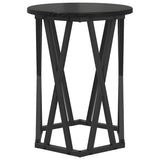 Coffee Table 2 pcs Black Oak Engineered Wood and Steel 868261