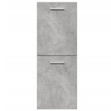 5 Piece Bathroom Furniture Set Concrete Grey Engineered Wood 3324877