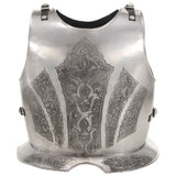 Medieval Knight Body Armour Cuirass Replica LARP Silver Steel 286219