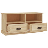 TV Cabinet Sonoma Oak 93x35.5x45 cm Engineered Wood 816467