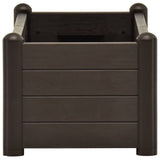 Garden Raised Bed PP Mocha 100x43x35 cm 313976