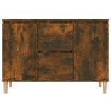 Sideboard Smoked Oak 103.5x35x70 cm Engineered Wood 815162