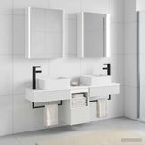 Bathroom Cabinet Set 5 pcs White Engineered Wood 3406327