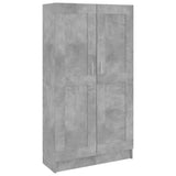 Book Cabinet Concrete Grey 82.5x30.5x150 cm Engineered Wood 802727
