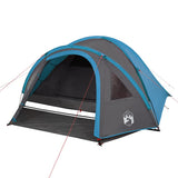 Camping Tent Dome 4-Person Blue Waterproof 94350