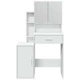 Dressing Table with Cabinet White 80x35x132 cm 848234