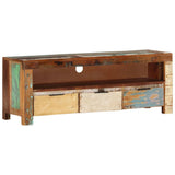 TV Cabinet 110x30x40 cm Solid Reclaimed Wood 338028