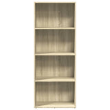 Bookcase Sonoma Oak 60x30x152 cm Engineered Wood 857910
