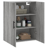 Wall Mounted Cabinet Grey Sonoma 69.5x34x90 cm 828450