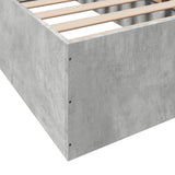 Bed Frame without Mattress Concrete Grey 90x200 cm 3281059