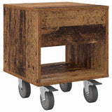 Bedside Table Old Wood 40.5 x 40 x 48 cm Engineered Wood 891068