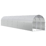 Chicken Coop Silver 1200 x 200 x 200 cm Galvanised Steel 3434690