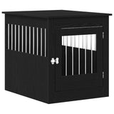 Dog Crate Furniture Black Oak 64.5x80x71 cm Engineered Wood 862177