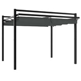 Garden Gazebo with Retractable Roof Anthracite 3x3 m Aluminium 4003969