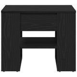 Coffee Table Black Oak 55.5 x 55 x 45 cm Engineered Wood 862730