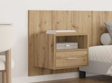 Headboard With Cabinet 3 pcs Artisan Oak Engineered Wood 3416054