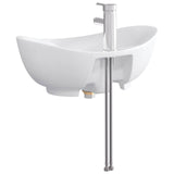 Bathroom Wash Basin Chrome 59 x 35 x 21 cm Metal 890218